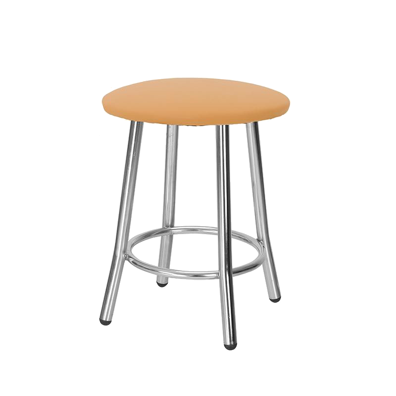 Табуретка NOWY STYL (TEDDY chrome (BOX-1)) металева, хромовані ніжки, 470мм